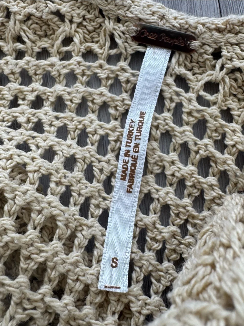 Free People Southampton Fauxchet Sweater Top